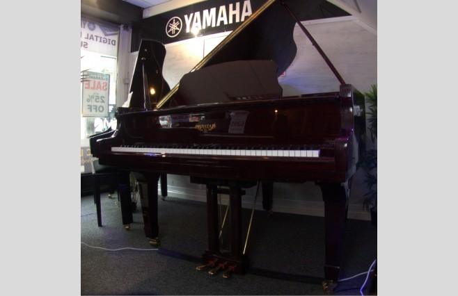 Used Eavestaff Polished Mahogany Baby Grand Piano - All Inclusive Premium Package (SN:200485) - Image 5